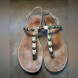 Lilly Pulitzer Metallic Studded Sandals